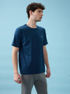 Men’s Crew Neck T-Shirt | Half Sleeves | Breathable & Moisture Wicking | Classic Fit | Cotton-Poly Pique Blend