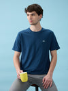 Men’s Crew Neck T-Shirt | Half Sleeves | Breathable & Moisture Wicking | Classic Fit | Cotton-Poly Pique Blend