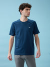 Men’s Crew Neck T-Shirt | Half Sleeves | Breathable & Moisture Wicking | Classic Fit | Cotton-Poly Pique Blend
