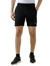 Hint Shorts with sidetapping and side pockets with zippers on both side with self fabic elasticatedwaistband with draw cord
