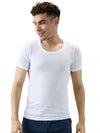 Men's Metro RNS Cotton Half Sleeve Vest Pack of 2 White – Soft & Breathable Innerwear