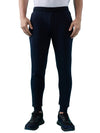 Hint plain Jogger with side pockets with zippers on both side with elasticated ribbed waistband and leg rib
