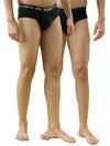 Pack of 2 Men’s Cotton Briefs | Ultra Soft | High Sweat Absorption & Comfort Fit I Stylo Plain
