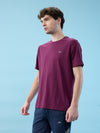 Men’s Crew Neck T-Shirt | Half Sleeves | Breathable & Moisture Wicking | Classic Fit | Cotton-Poly Pique Blend