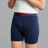 Cotton Combed Plain Long Trunk with Sweat-Absorbing Properties - Navy - (Pack of 2)