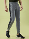Hint Jogger with contrast side panel and tapping and side pockets with zippers on both side with elasticated ribbed waistband and leg rib