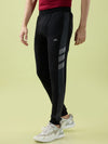 Hint Jogger with contrast side panel and tapping and side pockets with zippers on both side with elasticated ribbed waistband and leg rib