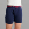 Cotton Combed Plain Long Trunk with Sweat-Absorbing Properties - Navy - (Pack of 2)