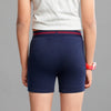 Cotton Combed Plain Long Trunk with Sweat-Absorbing Properties - Navy - (Pack of 2)