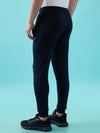 Hint plain Jogger with side pockets with zippers on both side with elasticated ribbed waistband and leg rib