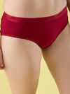 Hint Women’s Hipster Plain Panty - Pack of 2 | Full Coverage | High Waist | Outer Elastic I Premium Combed Cotton