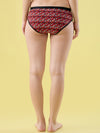 Hint Women’s Hipster Printed Panty - Pack of 2 | Full Coverage | High Waist | Outer Elastic I Premium Combed Cotton