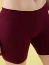 Hint Women's Seamless Cotton Cycling Shorts - Pack of 2 | Inner Elastic | Sweat Absorbing | Super Combed Cotton