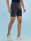 Hint Shorts with side pockets with zippers on both side with elasticated ribbed waistband