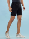 Hint Shorts with side pockets with zippers on both side with elasticated ribbed waistband