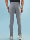 Hint track pant with side panel and piping and side pockets with zippers on both side with self fabric elasticated waistband with draw cord