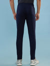 Hint track pant with side panel and piping and side pockets with zippers on both side with self fabric elasticated waistband with draw cord