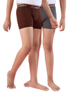 Hint Boys Metro Long Trunk Underwear – 100% Cotton, Moisture-Wicking & Supportive Fit I Ultra-Soft Waistband