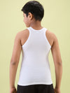 HINT - Boys’s Vests White – Pack of 2 Metro RN| 100% Cotton | Soft Feel & Breathable Comfort