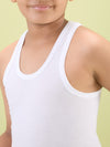 HINT - Boys’s Vests White – Pack of 2 Metro RN| 100% Cotton | Soft Feel & Breathable Comfort