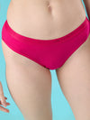 Hint Women’s Plain Bikini Panty - Pack of 2 | Outer Elastic | Combed Cotton | Double-Layered Gusset | Soft Nylon Waistband | Sweat Absorbent | Everyday Comfort