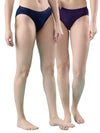 Hint Women’s Plain Bikini Panty - Pack of 2 | Outer Elastic | Combed Cotton | Double-Layered Gusset | Soft Nylon Waistband | Sweat Absorbent | Everyday Comfort