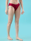 Hint Women’s Plain Bikini Panty - Pack of 2 | Outer Elastic | Combed Cotton | Double-Layered Gusset | Soft Nylon Waistband | Sweat Absorbent | Everyday Comfort
