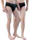 Pack of 2 Men’s Cotton Briefs | Ultra Soft | High Sweat Absorption & Comfort Fit I Metro Plain