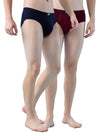 Pack of 2 Men’s Cotton Briefs | Ultra Soft | High Sweat Absorption & Comfort Fit I Metro Plain