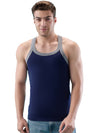 Hint Trendy Men’s Gym Vest - 111 | 100% Cotton Sleeveless Sports Vest | Deep Neck Workout Tank Top