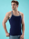 Hint Trendy Men’s Gym Vest - 111 | 100% Cotton Sleeveless Sports Vest | Deep Neck Workout Tank Top