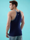 Hint Trendy Men’s Gym Vest - 111 | 100% Cotton Sleeveless Sports Vest | Deep Neck Workout Tank Top