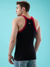 Hint Trendy Men’s Gym Vest - 111 | 100% Cotton Sleeveless Sports Vest | Deep Neck Workout Tank Top