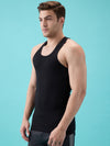 Men’s Innerwear Vests Black – Pack of 2 Parka RN| 100% Cotton | Soft Feel & Breathable Comfort