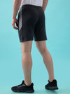 Hint Shorts with side panel and piping and side pockets with zippers on both side with self fabic elastictedwaistband with draw cord