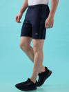 Hint Shorts with side panel and piping and side pockets with zippers on both side with self fabic elastictedwaistband with draw cord