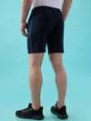 Hint Shorts with side panel and piping and side pockets with zippers on both side with self fabic elastictedwaistband with draw cord