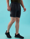 Hint Shorts with sidetapping and side pockets with zippers on both side with self fabic elasticatedwaistband with draw cord