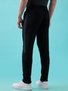 Hint Track pant with side tapping and side pockets with zippers on both side with self fabric elasticatedwaistband with draw cord