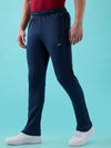 Hint Track pant with side tapping and side pockets with zippers on both side with self fabric elasticatedwaistband with draw cord