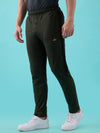 Hint Track pant with side tapping and side pockets with zippers on both side with self fabric elasticatedwaistband with draw cord