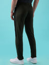 Hint Track pant with side tapping and side pockets with zippers on both side with self fabric elasticatedwaistband with draw cord