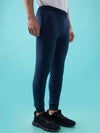 Hint plain Jogger with side pockets with zippers on both side with elasticated ribbed waistband and leg rib