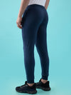 Hint plain Jogger with side pockets with zippers on both side with elasticated ribbed waistband and leg rib