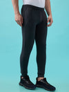 Hint plain Jogger with side pockets with zippers on both side with elasticated ribbed waistband and leg rib