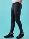 Hint plain Jogger with side pockets with zippers on both side with elasticated ribbed waistband and leg rib