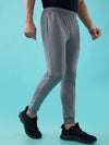 Hint plain Jogger with side pockets with zippers on both side with elasticated ribbed waistband and leg rib