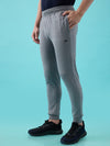 Hint plain Jogger with side pockets with zippers on both side with elasticated ribbed waistband and leg rib