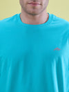 Men’s Crew Neck T-Shirt | Half Sleeves | Breathable & Moisture Wicking | Classic Fit | Cotton-Poly Pique Blend