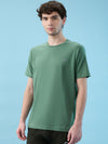 Men’s Crew Neck T-Shirt | Half Sleeves | Breathable & Moisture Wicking | Classic Fit | Cotton-Poly Pique Blend